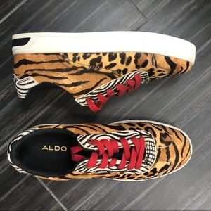 New! Aldo animal print sneaker